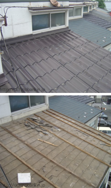 小平市の雨漏り修理事例3