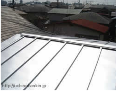 瓦棒屋根雨漏り修理事例