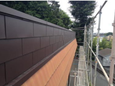 瓦棒屋根雨漏り修理事例