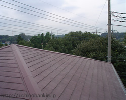コロニアル屋根から横葺き板金屋根