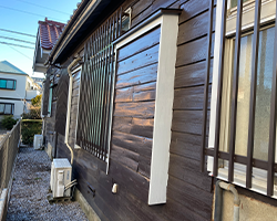 戸袋鏡板板金貼り工事（ガルバリウム鋼板）1