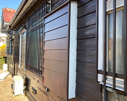 戸袋鏡板板金貼り工事（ガルバリウム鋼板）2