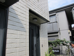 ステンレス庇工事1