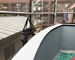 笠木巻き板金工事(ガルバリウム鋼板）4