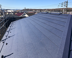 コロニアル屋根から横葺き板金屋根へのリフォーム3