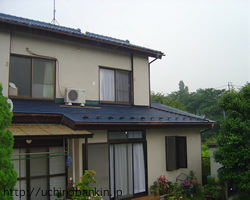 かわらU屋根から横葺き板金屋根へのリフォーム5