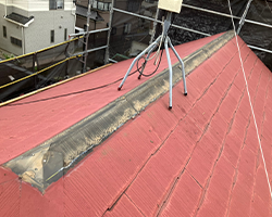 コロニアル棟板金交換工事3