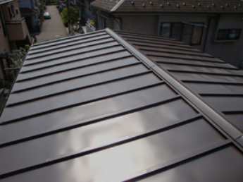 瓦棒屋根から新規瓦棒屋根へのリフォーム